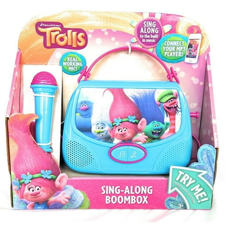 Dreamworks Trolls Sing Along Boom Box