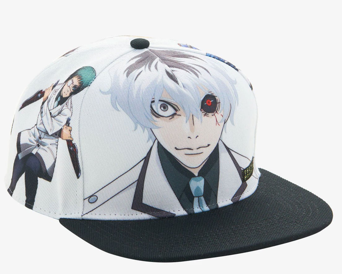 Tokyo Ghoul Sublimated Bill Black Snapback Hat 