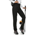 thumbnail image 4 of Hiauspor Women's Snow Pants Waterproof Fleece Lined Insulated for Ski Winter Hiking Black XL, 4 of 10