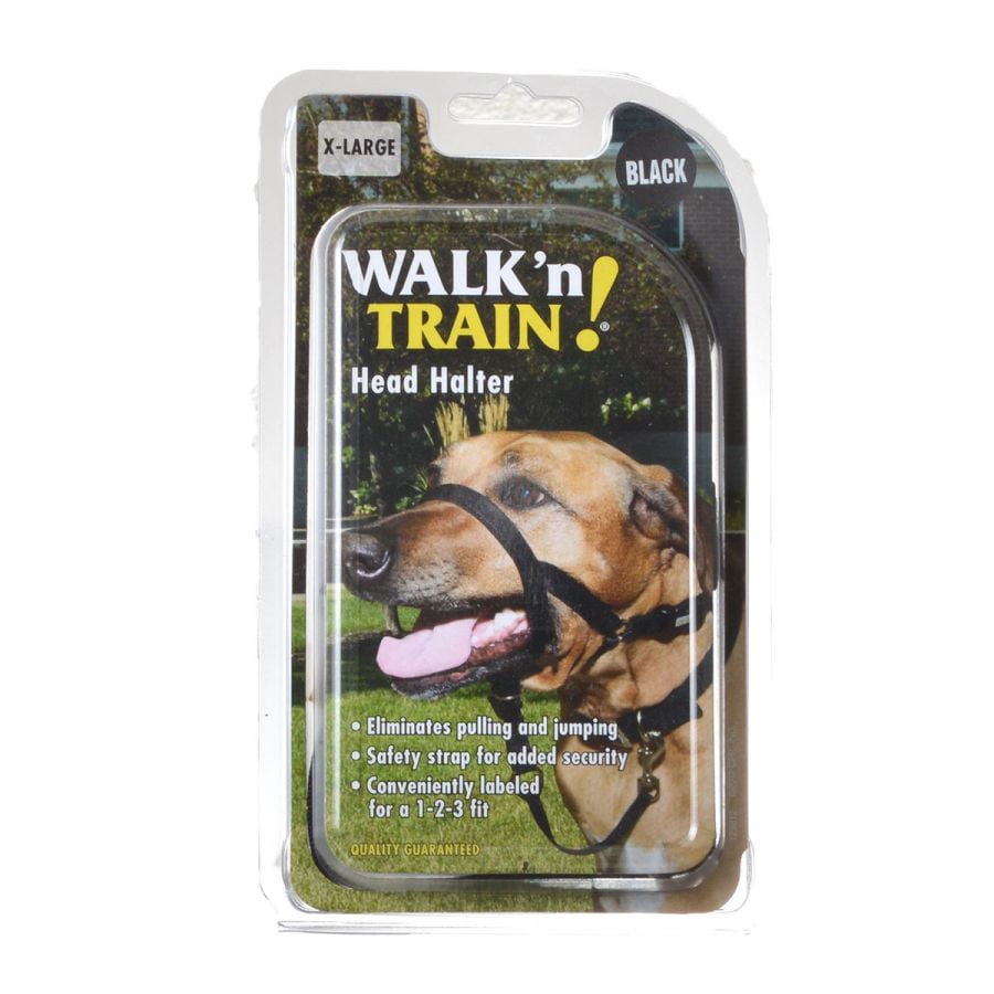 Coastal Pet Products Walk 'n Train! 06100 BLK04 Dog Head Halter, Size 4