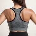 thumbnail image 4 of B91xZ Womens Plus Sports Bras Low Support Seamless Pullover Cami Sports Bra,Gray L, 4 of 5