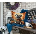thumbnail image 2 of Carolines Treasures DAC1065PW1818 18 x 18 in. Unisex Fawn Pug Fall Fabric Decorative Pillow, 2 of 5