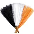 thumbnail image 1 of Pampas Grass Acfruits negro, blanco y naranja, 30 unidades, 43 cm, Halloween, 1 of 7