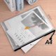 thumbnail image 2 of 10 Pieces A4 Zipper Document Folder Pouch File Bags Briefcases for Office Supplies Cosmetic Storage, 2 of 5