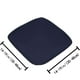 thumbnail image 3 of Funda de asiento de alta elástica cepillada de color sólido - Funda impermeable y resistente a manchas para sillas de comedor, pack de 4, 3 of 5