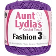 Aunt Lydia's Fashion Crochet Thread Size 3-Purple