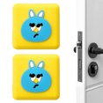 thumbnail image 1 of uds topes de puerta Protector de pared amortiguador manija de puerta parachoques silenciador autoadhesivo almohadilla de choque de goma suave, 1 of 5