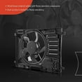 thumbnail image 3 of A-Premium Engine Radiator Cooling Fan Assembly Compatible with Ford Fusion 2013-2020, Police Responder Hybrid 2019-2020, SSV Plug-In Hybrid SSV PlugIn Hybrid 2019-2020 & Lincoln MKZ 2013-2020, L4 2.0L, 3 of 8