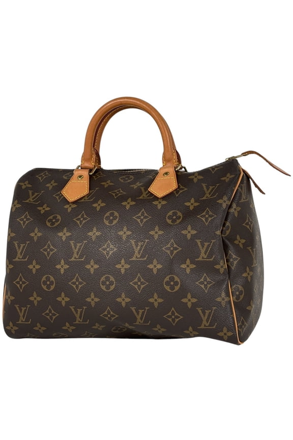 Pre-Owned Louis Vuitton Speedy 30 Boston Bag/Handbag Monogram Brown M41526 Women's