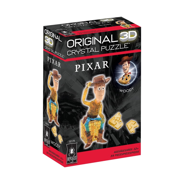 BePuzzled 3D Crystal Puzzle - Pixar Toy Story Woody: 35 Pcs