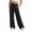 Black, variant on StSilkitty Loose Sweatpants for Boys Girls Solid Color High Waist Elastic Drawstring Wide Leg Jogger Trousers with Pockets