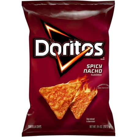 Pack Of 2 Doritos Spicy Nacho Cheese, 9.25 oz (Package May Vary)