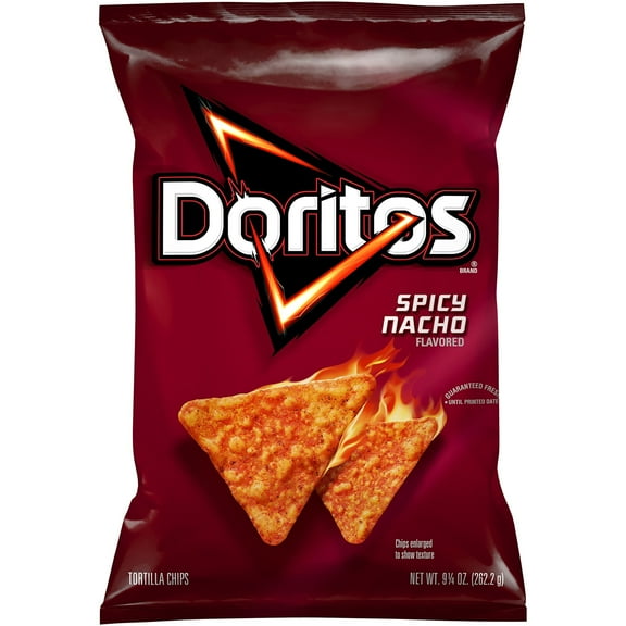 Pack Of 2 Doritos Spicy Nacho Cheese, 9.25 oz (Package May Vary)