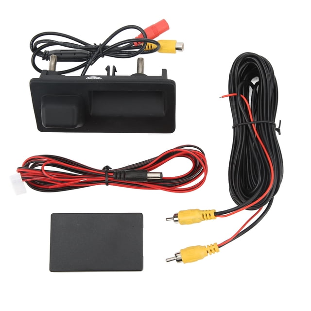 VOBOR Cámara de Respaldo de Vista Trasera de manija de Maletero, visión Nocturna ángulo de visión Amplio IP67 Impermeable para A4 8K A5 S5 8T Q5 Q3 A6L A8L RS6