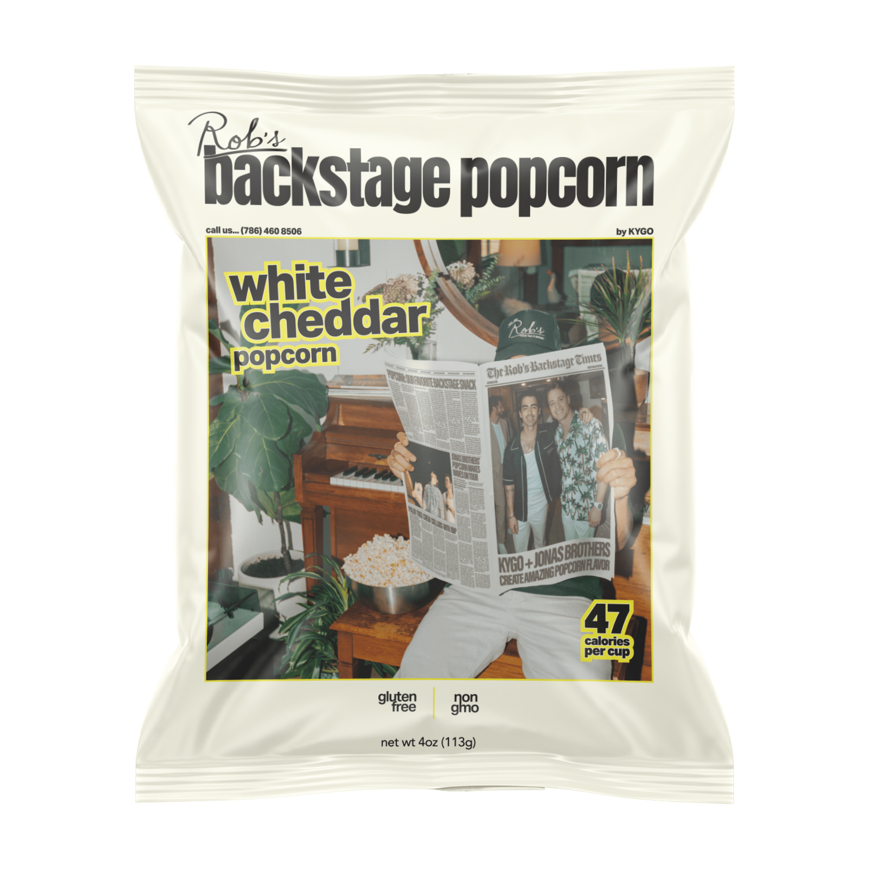 Rob's Popcorn - White Cheddar (113g)