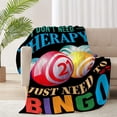 thumbnail image 3 of Yibo Bingo Blanket Flannel Soft and Comfortable Anti-static Bed Sofa Blanket, 3 of 7