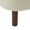 thumbnail image 6 of Jace Modern Boucle Upholstered Accent Chair, Club Chair with Solid Wood Frame, Off White, 6 of 8