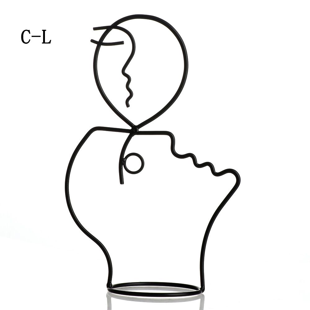 Creative Design Desktop Ornaments Nordic Style Home Decoration Wrought