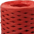 thumbnail image 6 of 200M/Roll Raffia Paper Ribbon Ornament Recyclable Durable for Weaving Gift Wrapping Projects Valentines Party Festival Red, 6 of 7