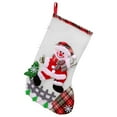 thumbnail image 2 of Extra Large Christmas Stocking 12.4" - Heavy Duty Santa Sock for Fireplace/Tree Decor (Jumbo Gift Candy Bag with Hanging Loop), 2 of 3