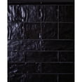 thumbnail image 3 of Apollo Tile Black 2.5-in. x 8-in. Matte Glossy Ceramic Subway Mosaic Tile (5.38 Sq ft/case), 3 of 5