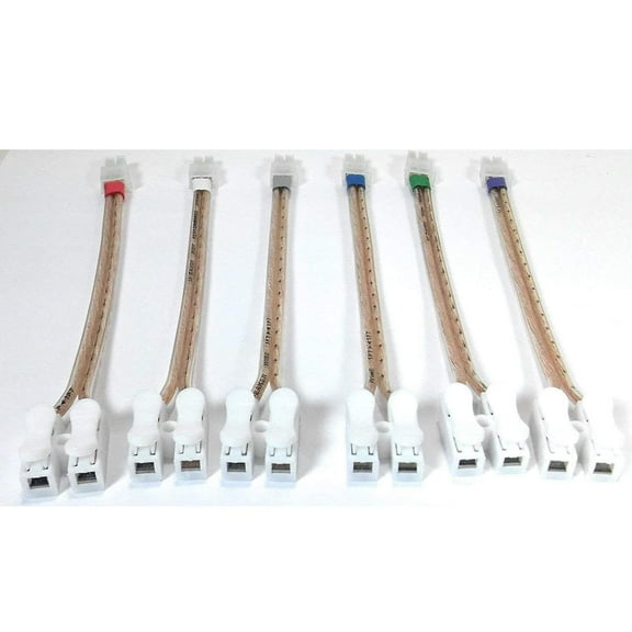 Noa Store 6-Piece Multicolor Wire JST Connectors for Sony & Samsung