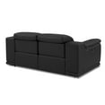 thumbnail image 3 of Dark Gray Power Reclining Loveseat with Chrome Accents / Stylish and Comfortable Seating, 3 of 5