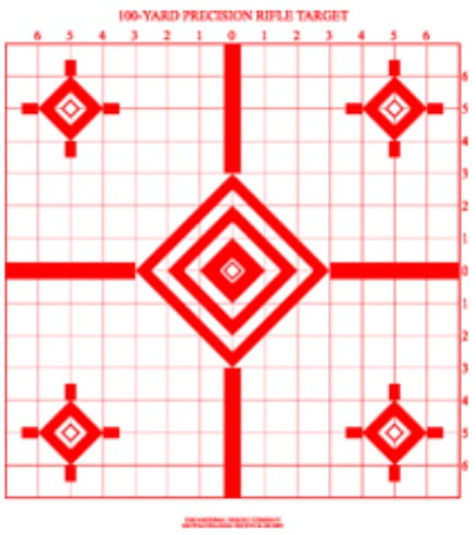 Rifle SightIng Target 100 Yard 1