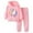 Pink, variant on Ulanda Kids Girls 2-Piece Outfits Cotton Tracksuit Long Sleeve Hoodies Sweatshirts Sweatpants Sweatsuit Jogger Set (Pink, 3-4 Years)