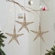 thumbnail image 1 of Adornos navideños, adornos navideños de hierro con forma de estrella de mar, adornos para ventanas, estrella para la copa del árbol de Navidad, estrella de cinco puntas, adornos para el atrio del arma, 1 of 6