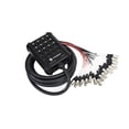 thumbnail image 2 of Cable Snake PRORECK XLR de 12 canales y 25 pies para grabación en vivo, 2 of 9