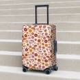 thumbnail image 2 of Lsque Fall 70s Groovy Hippie Printed Luggage Cover, Travel Luggage Protector,Scratch and Dirt Resistant, Fits 18-32 Inch Luggage - Large, 2 of 9