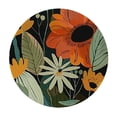 thumbnail image 4 of WYYP Flowers Leaves Annabel Kidston Round Tablecloth Polyester Fiber for Picnic Dining Kitchen Farmhouse White, 4 of 8