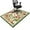 Green, variant on Hardwood and tile floor office chair cushions, Bohemian floral office computer chair cushions, anti slip gaming carpets under desks Different colors to choose from