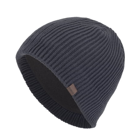 Aueoeo Winter Fleece Lined Knitted Beanie Hats For Unisex Reversible Windproof Watch Hat Warm Skull Cap
