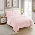thumbnail image 1 of Set de edredón King Size Sweet Home Collection, color rosa pálido, 1 of 6