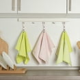 thumbnail image 4 of 6 pcs Towel Clips, Metal Dish Towel Hook with Woven Cotton, Strong Dishcloth Clip, Clothes Clips, Beach Towel Hooks, Hand Towels for Kitchen and Bathr, 4 of 5