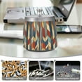 thumbnail image 6 of Yayeee Ashtray with Lid for Cigarette Smokeless Stainless Steel Home Ash Holder, Beige Geometric, 6 of 7