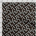 thumbnail image 3 of Soimoi Dog Printed, Japan Crepe SatinFabric, by The Yard 54 Inch Wide, Decorative Sewing Fabric for Dresses Kimonos Gowns, White & Black, 3 of 5