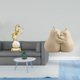 thumbnail image 2 of Figura de caballo, estatua moderna, adorno de mesa, escultura de animal para dormitorio, centro de mesa, chimenea, sala de estar, escritorio, soporte, 2 of 8