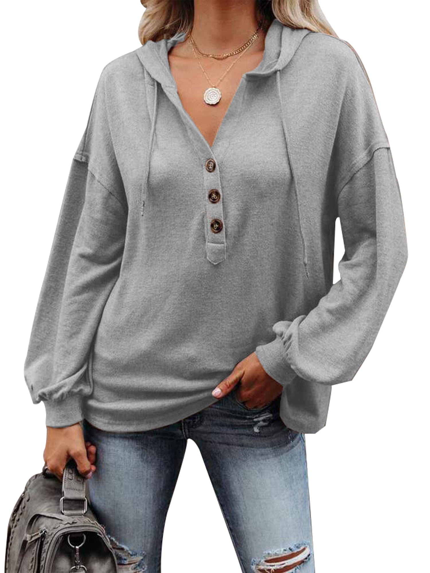 button up sweatshirt womens