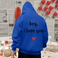 thumbnail image 1 of WILLBEST Sudaderas De Hombre Valentine'S Day Couple Printed Hoodie Unisex Hoodie Couple Hoodie XGrande, 1 of 3