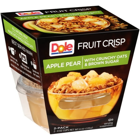 Dole Apple Pear Fruit Crisp 2pk/4oz