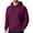 #Wine_004, variant on Domuza Hoodie for Mens Classic Solid Color Long Sleeve Hoodies Casual Drawstring Lightweight Thin Fleece Hoodie Pullover with Pocket