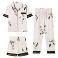 thumbnail image 3 of WCJM 2025 New Women Pajama Sets Under $ 15 Sleepwear Short Sleeves Shirt Women Blending Shirts（Xl）, 3 of 7