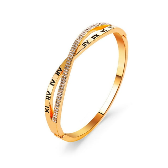 Women Bracelet Fashion Rhinestone Creative Alloy Wrist Bangle Jewelry Bracelet
