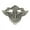 Winged, variant on Extel Diamond Pewter and Pierced St. Christopher, Patron Saint of Travelers Sun Visor Clip for Men Women Car Truck