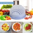 thumbnail image 4 of Salad Cutter Bowl Upgraded Easy Salad Maker Fast Fruit Vegetable Chopper for Fresh Veggies Purple, 4 of 7