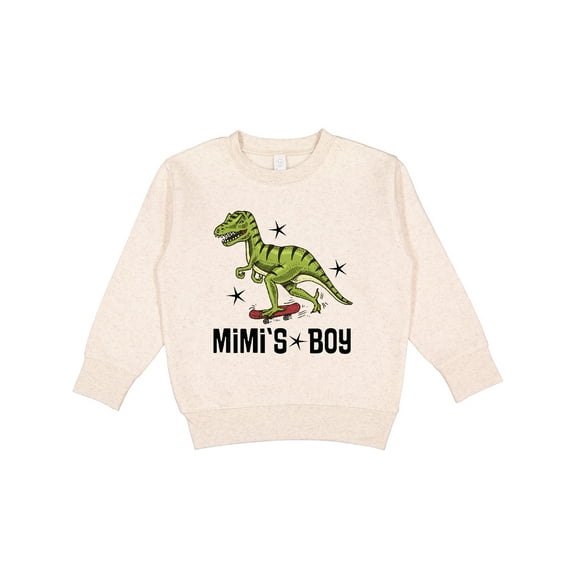 Inktastic Mimi Boy Grandson Dinosaur Toddler Sweatshirt