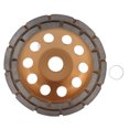 thumbnail image 1 of Diamond Cup Grinding Wheel, Concrete Grinding Wheel Multipurpose Double Row Grinding Wheel For Grinder For Cleaning For Polishing ANGGREK Otros, 1 of 8